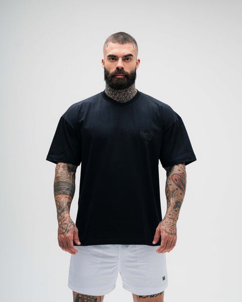 Camiseta Oversized Heavy Preta Mith Nation Training Club