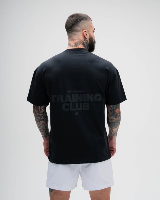 Camiseta Oversized Heavy Preta Mith Nation Training Club