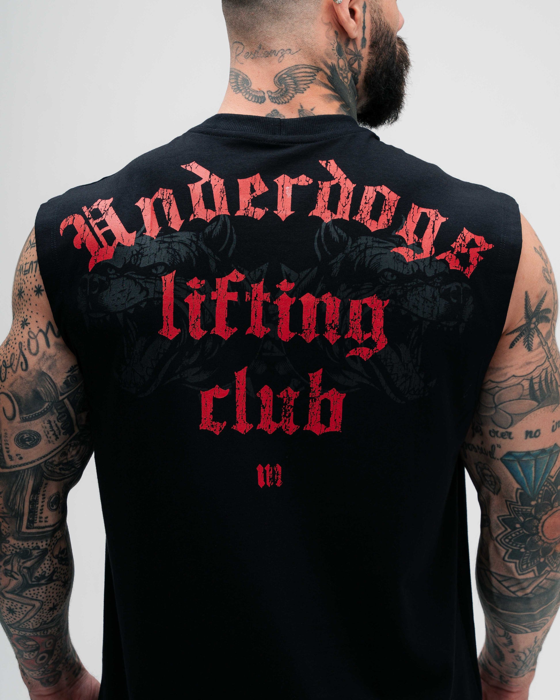 Regata Drop Sholder Slevelles Preto Mith Nation Lifting Club