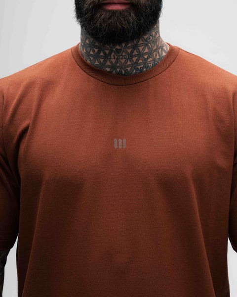 Camiseta Overdized Treino Marrom  Mith Nation Doodle