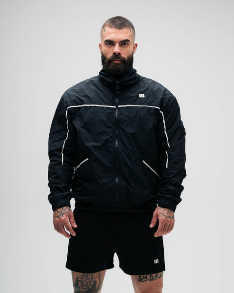 Jaqueta Corta Vento Tactel Preta Mith Nation