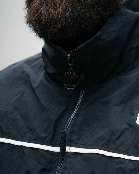 Jaqueta Corta Vento Tactel Preta Mith Nation