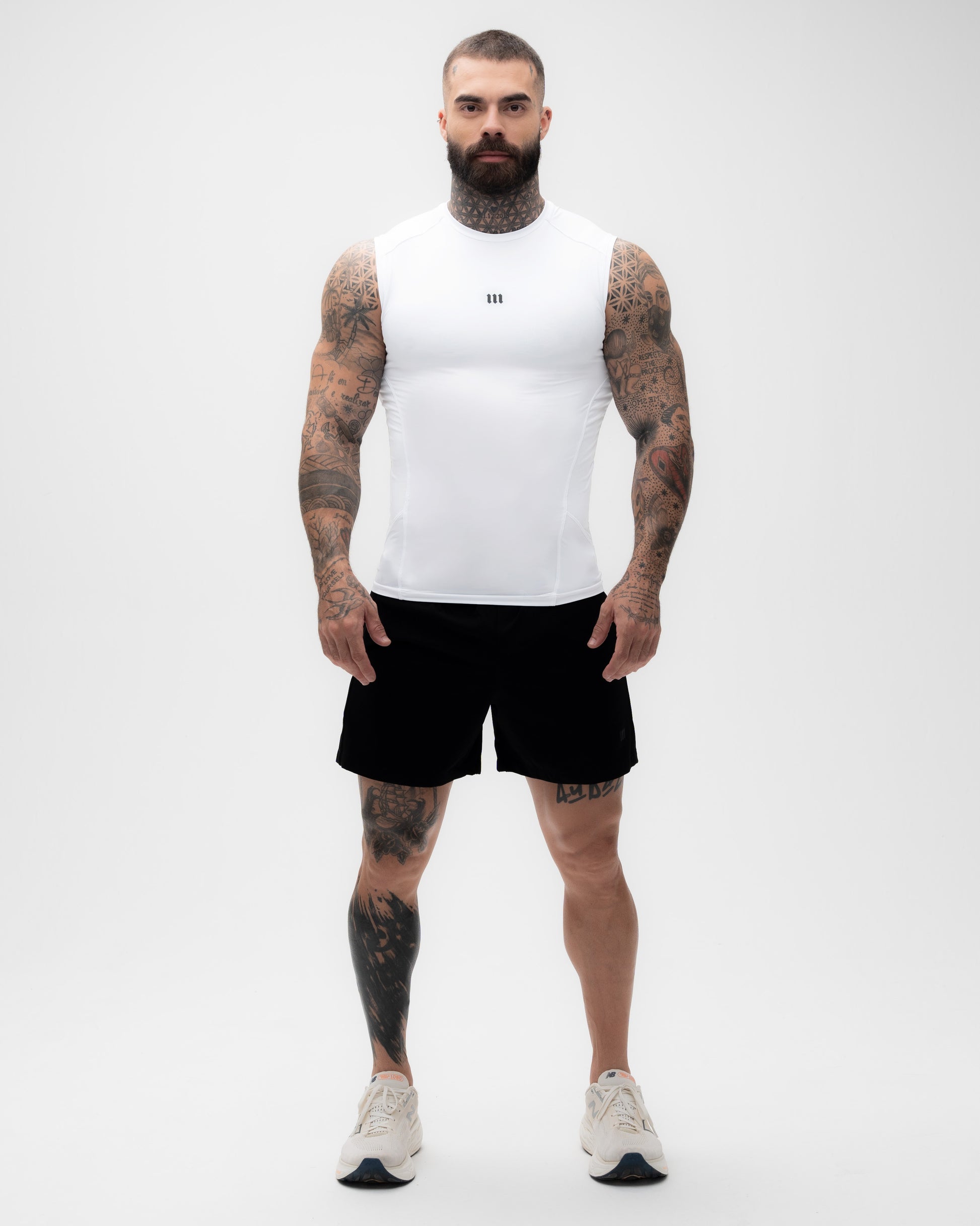 Regata Compressão Branco Mith Nation Icon
