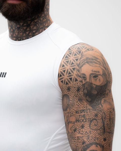 Regata Compressão Branco Mith Nation Icon