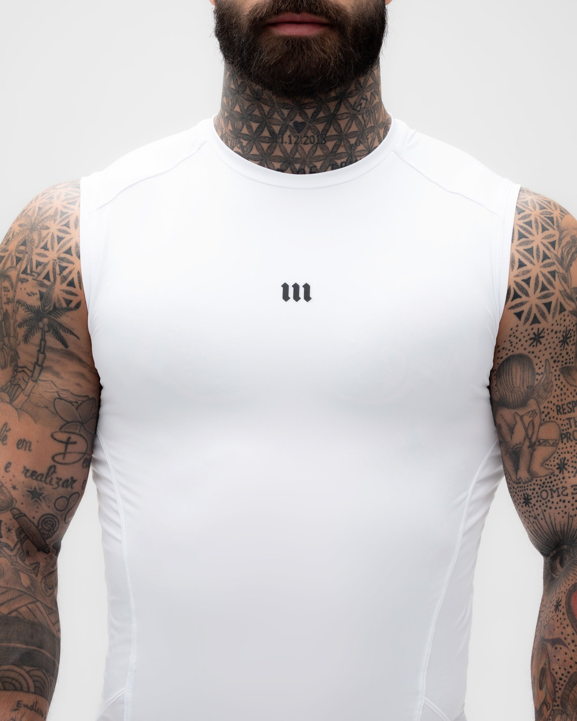 Regata Compressão Branco Mith Nation Icon