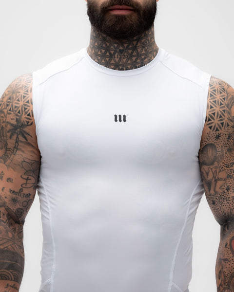 Regata <strong>Compressão</strong> Branco Mith Nation Icon