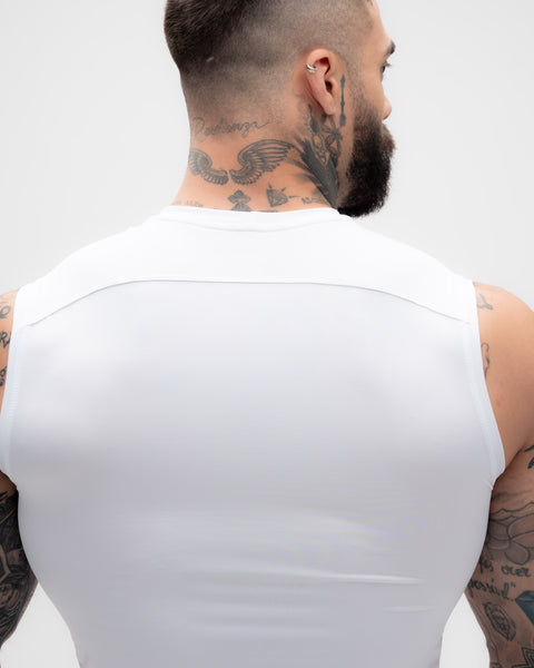 Regata <strong>Compressão</strong> Branco Mith Nation Icon