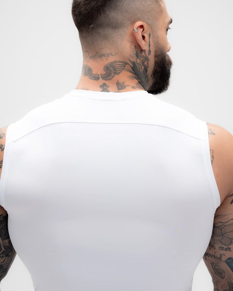 Regata Compressão Branco Mith Nation Icon