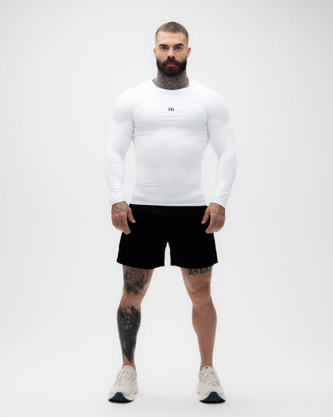 Camisa <strong>Manga Longa Compressão </strong> Branca Mith Nation Icon