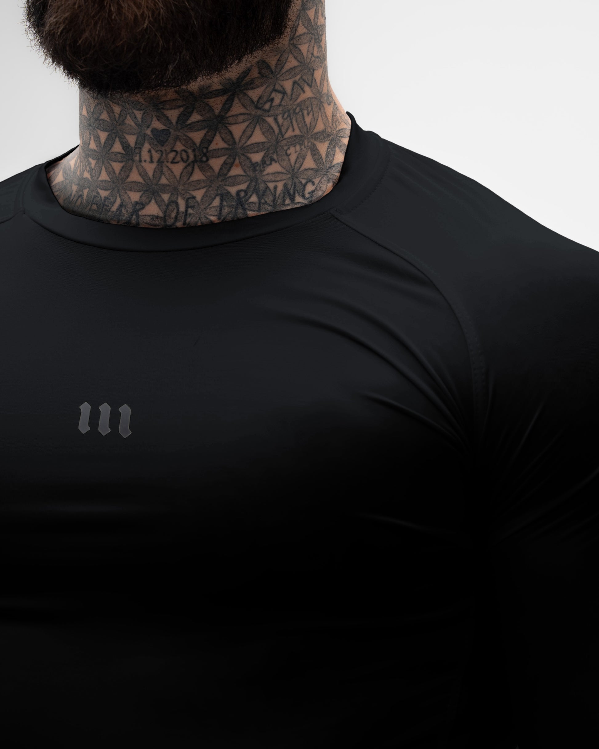 Camiseta Manga Longa Compressão Preta Mith Nation Icon