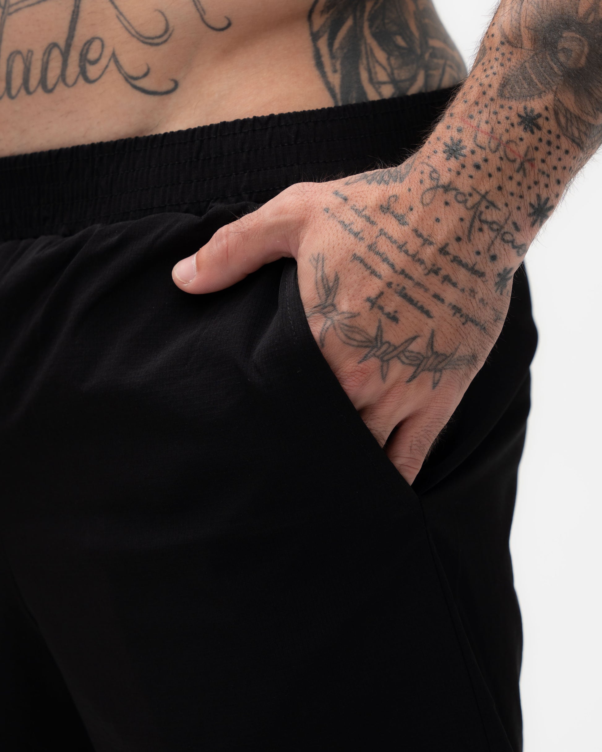 Shorts Curto de Tactel Preto Mith Nation Soft