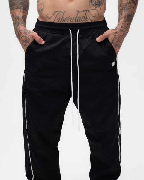Calça Tactel Dupla Stripes Mith Nation Preto