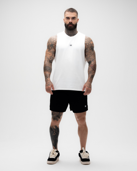 Regata Cut Off Treino Off White Mith Nation Doodle Grid