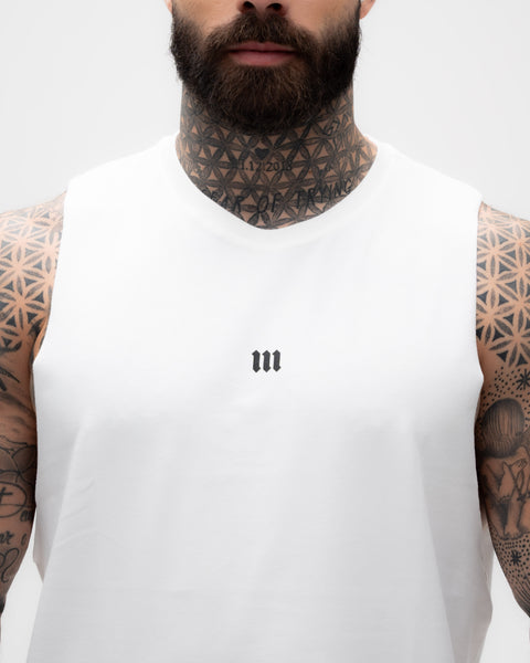 Regata Cut Off Treino Off White Mith Nation Doodle Grid