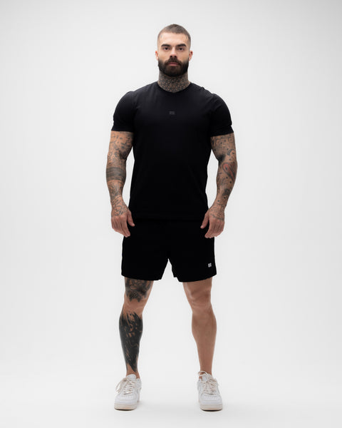 Camiseta <strong>Ajustada</strong> Preta Mith Nation Icon