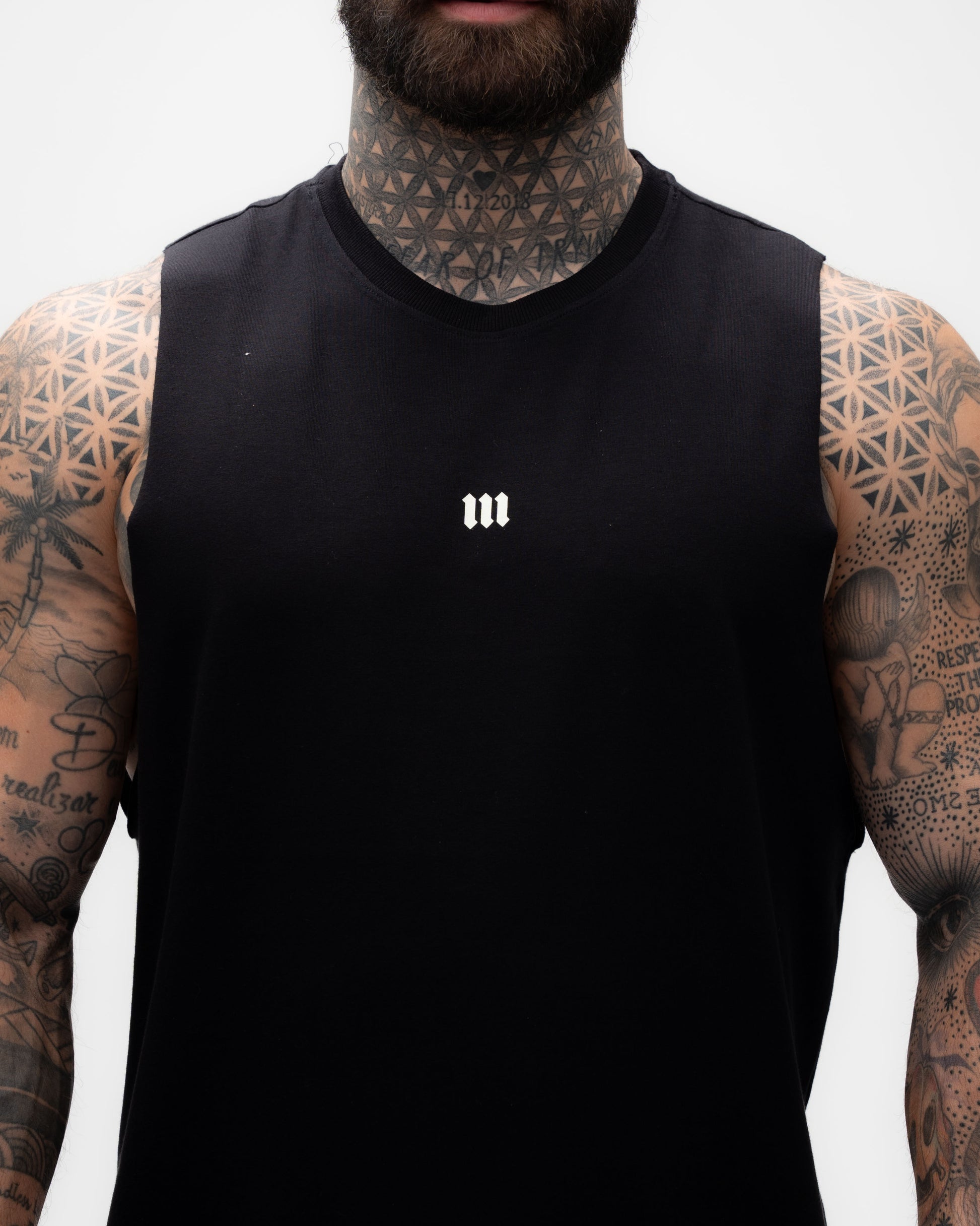 Regata Cut Off Treino Mith Profile Preto