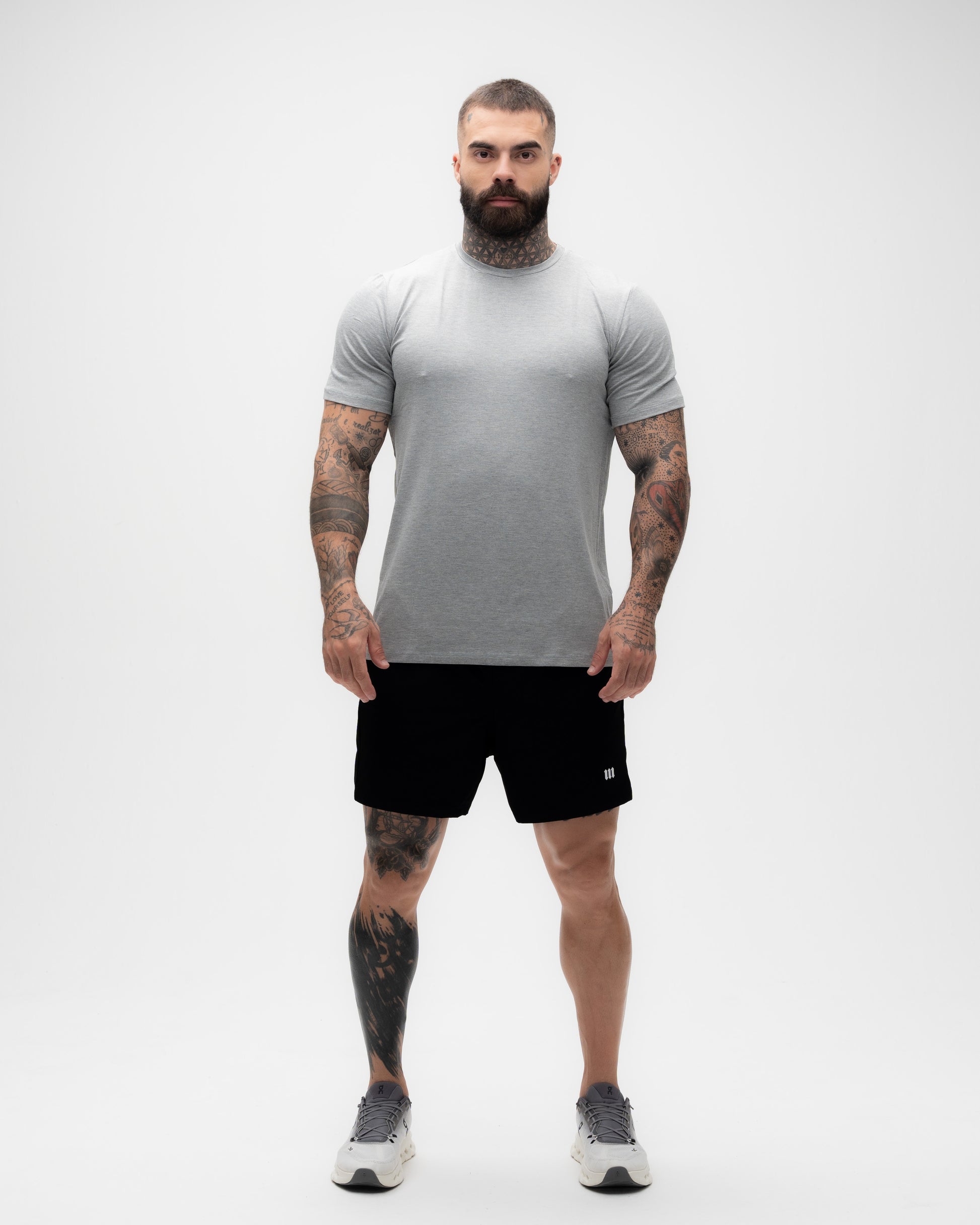 Camiseta Slim Fit Tech Modal Mescla Mith Nation