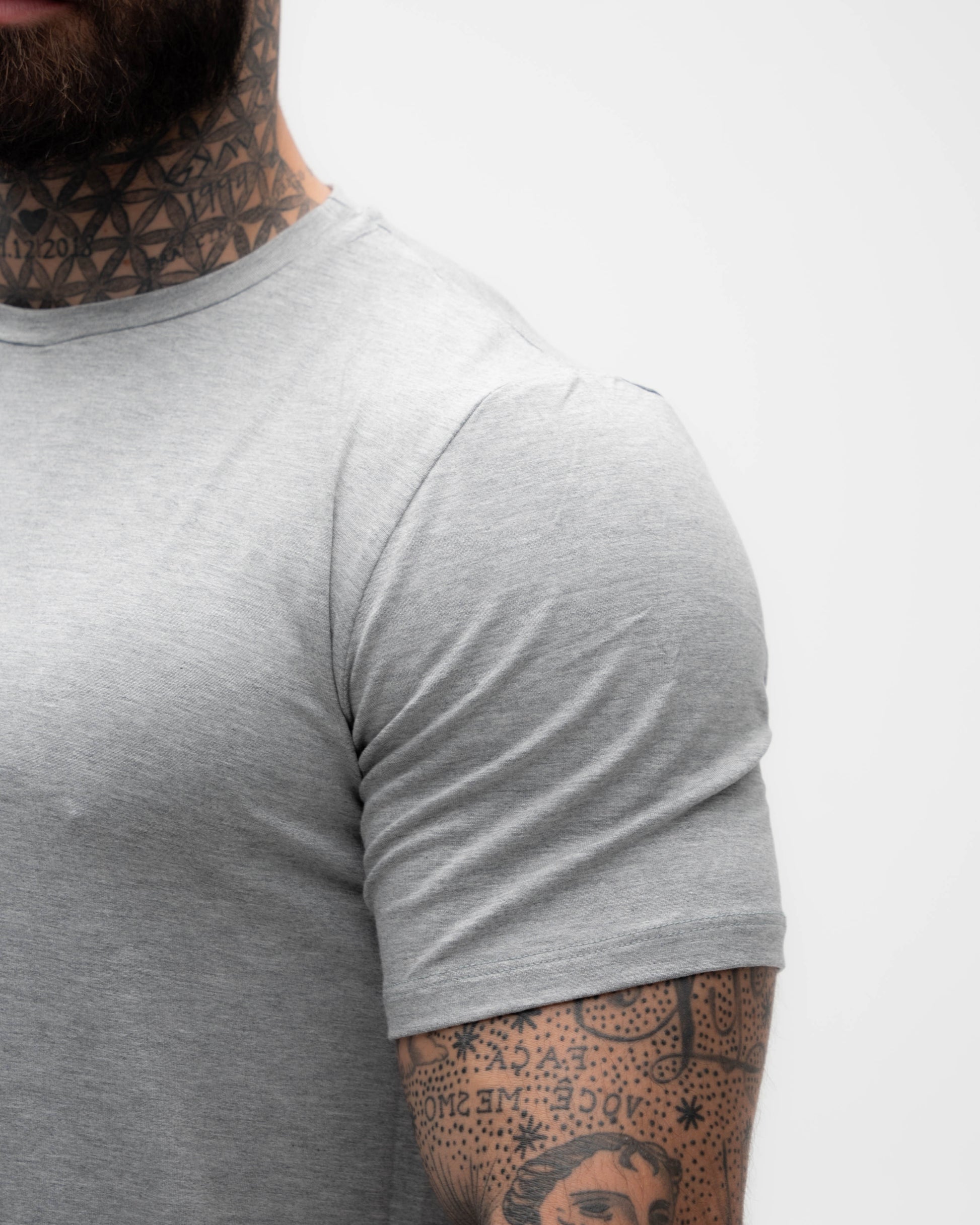 Camiseta Slim Fit Tech Modal Mescla Mith Nation