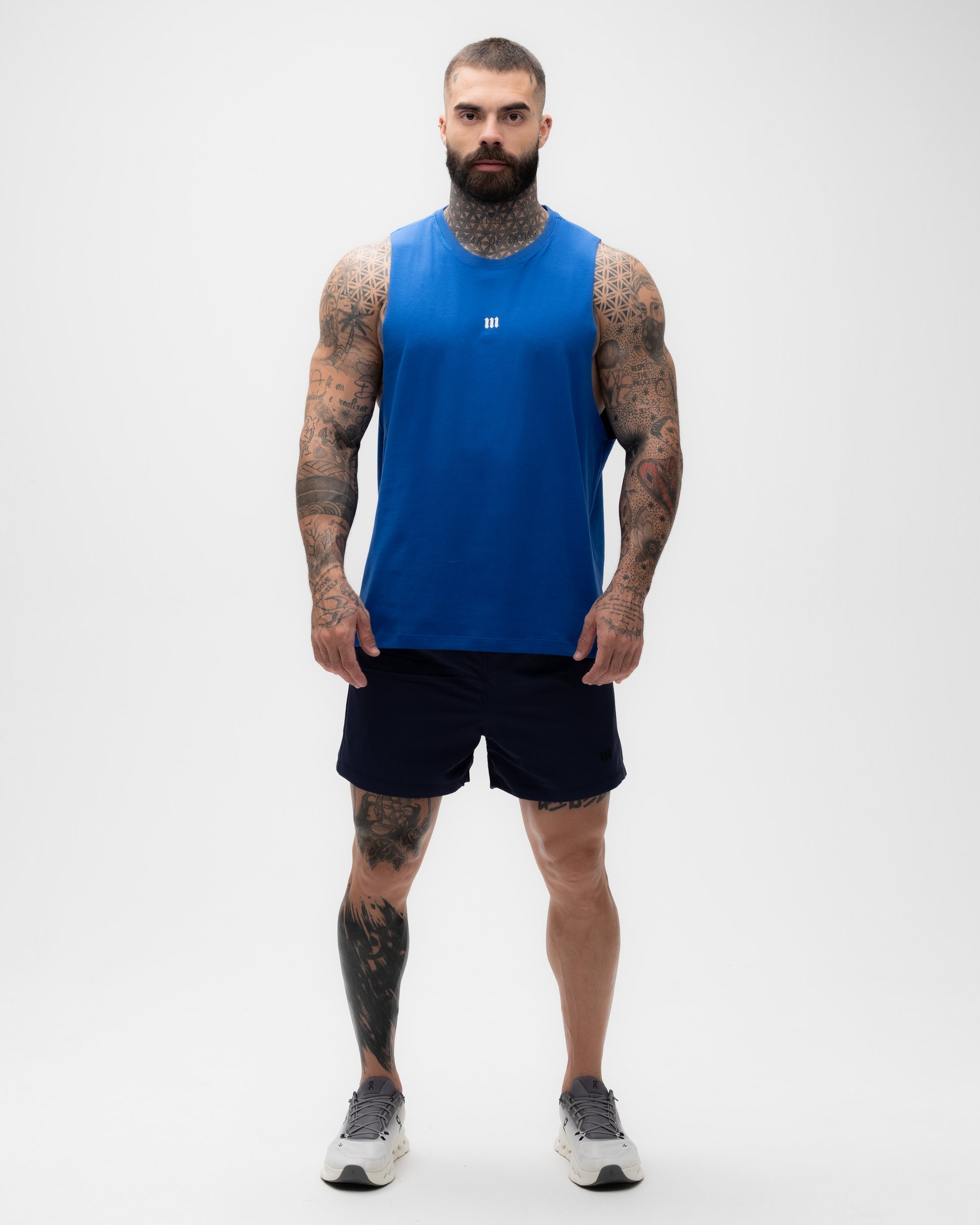 Regata Cut Off Treino Azul Mith Nation