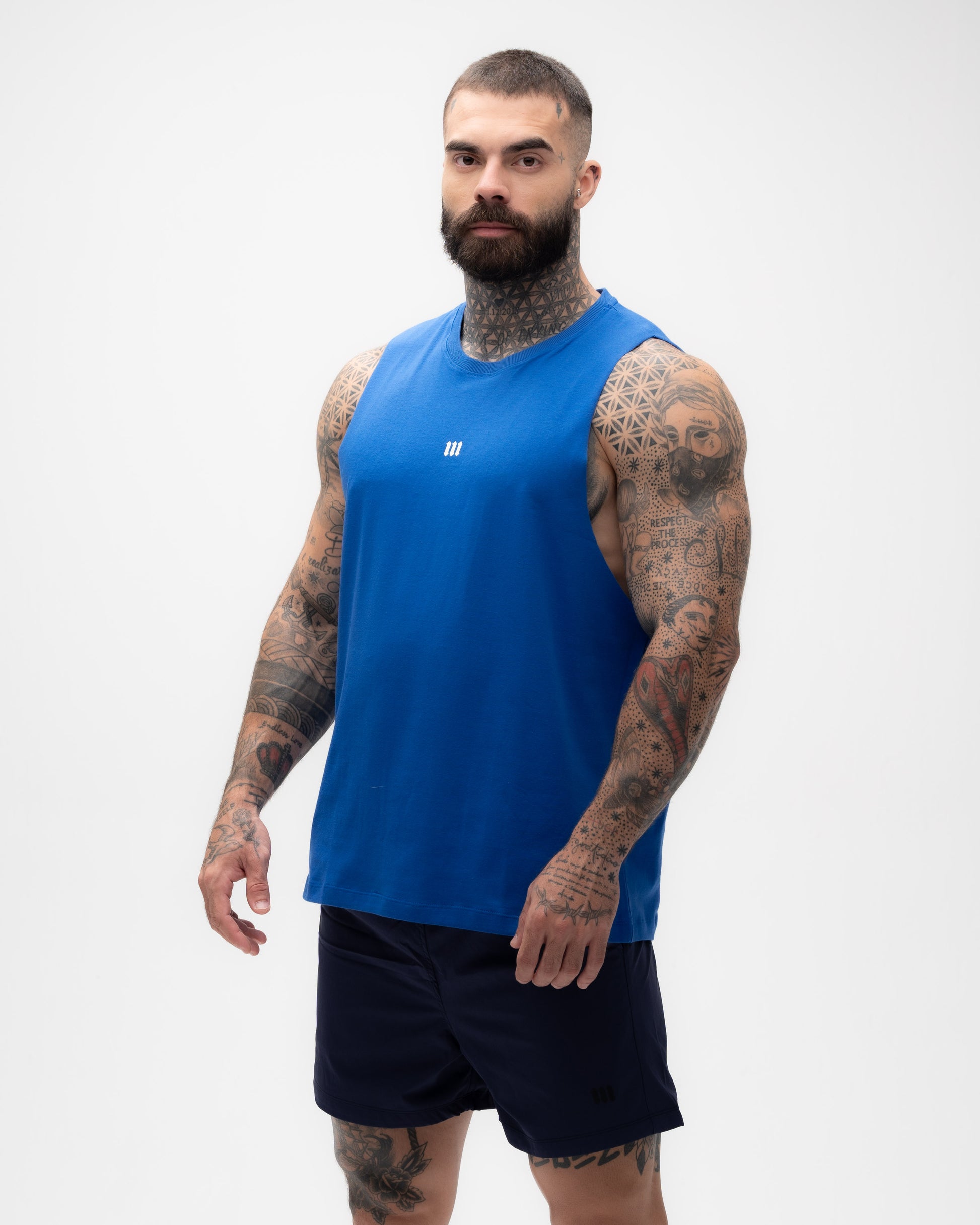 Regata Cut Off Treino Azul Mith Nation