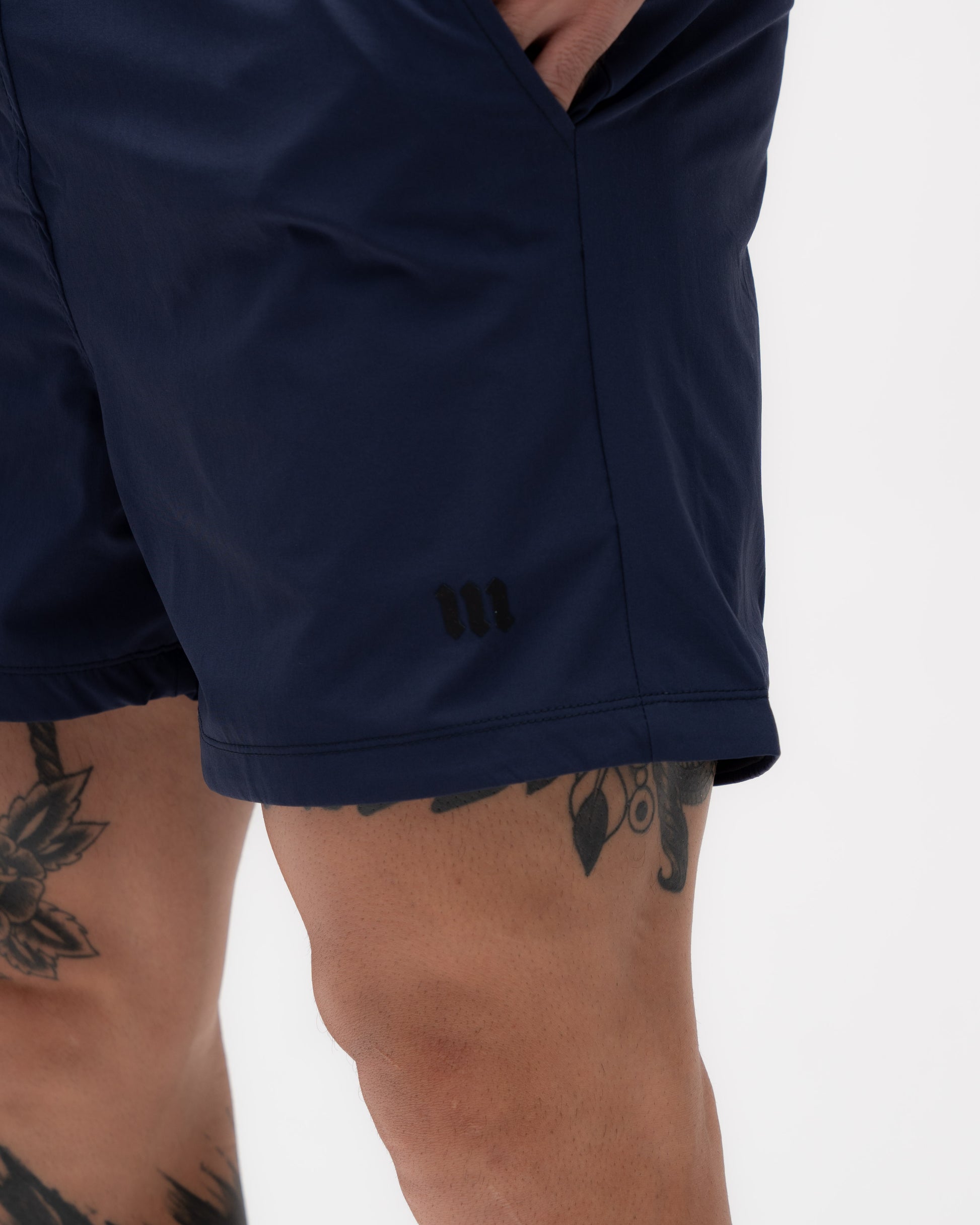 Shorts Regular Tactel Marinho Mith Nation Icon