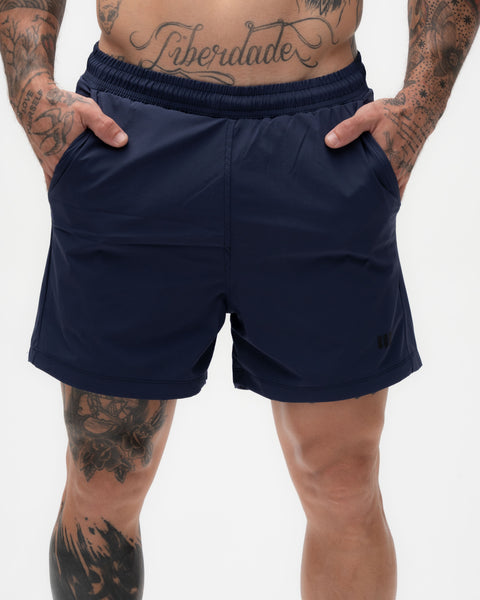Shorts Regular Tactel Marinho Mith Nation Icon