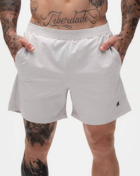 Shorts Curto de Tactel Cinza Mith Nation Soft