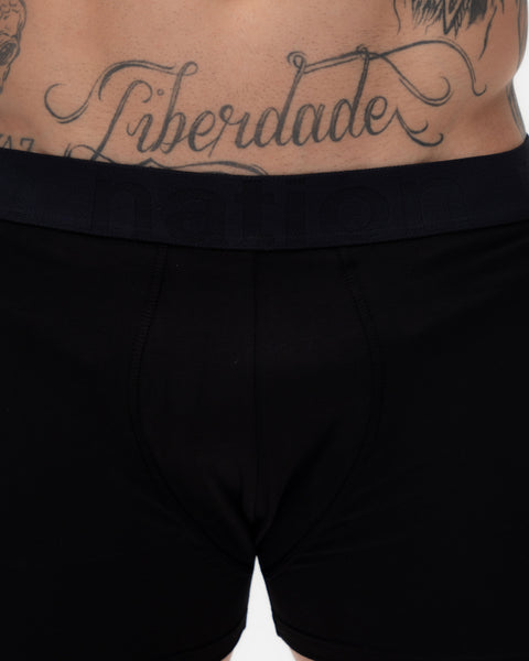 Cueca Cotton Mith Nation Preto