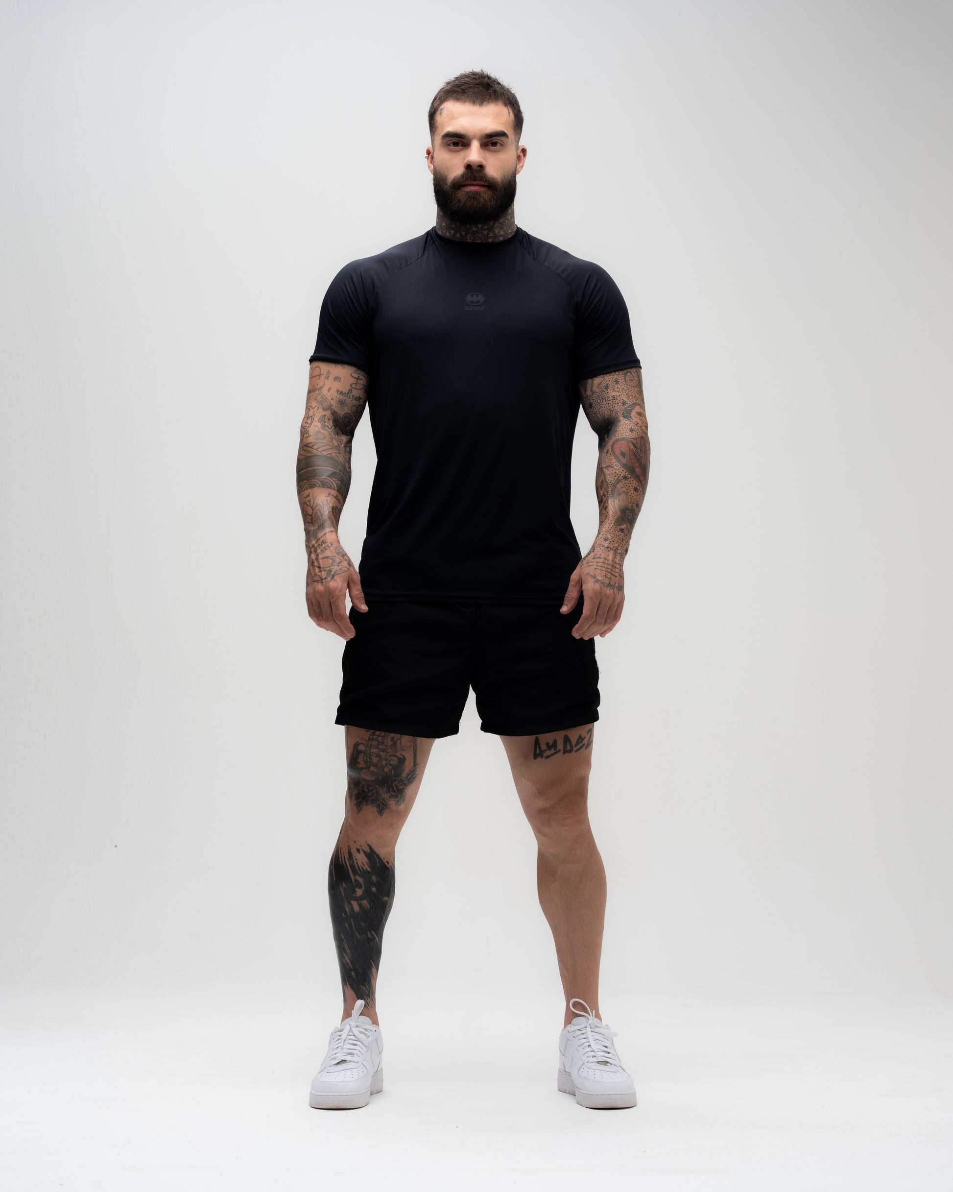 Camiseta <strong>Dry Compressão</strong> Mith X Batman Insignia Preto