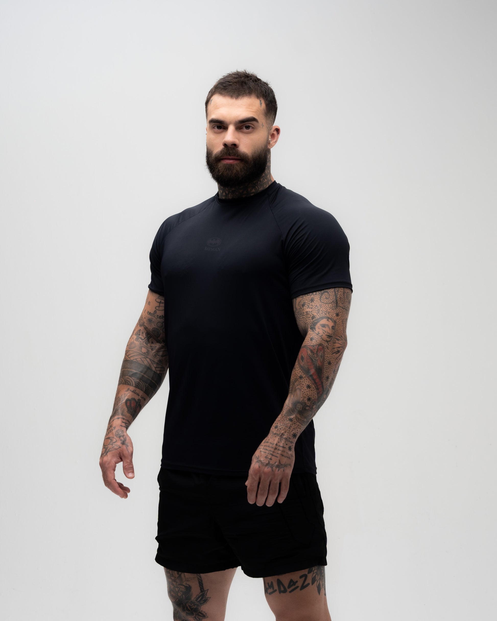 Camiseta <strong>Dry Compressão</strong> Mith X Batman Insignia Preto