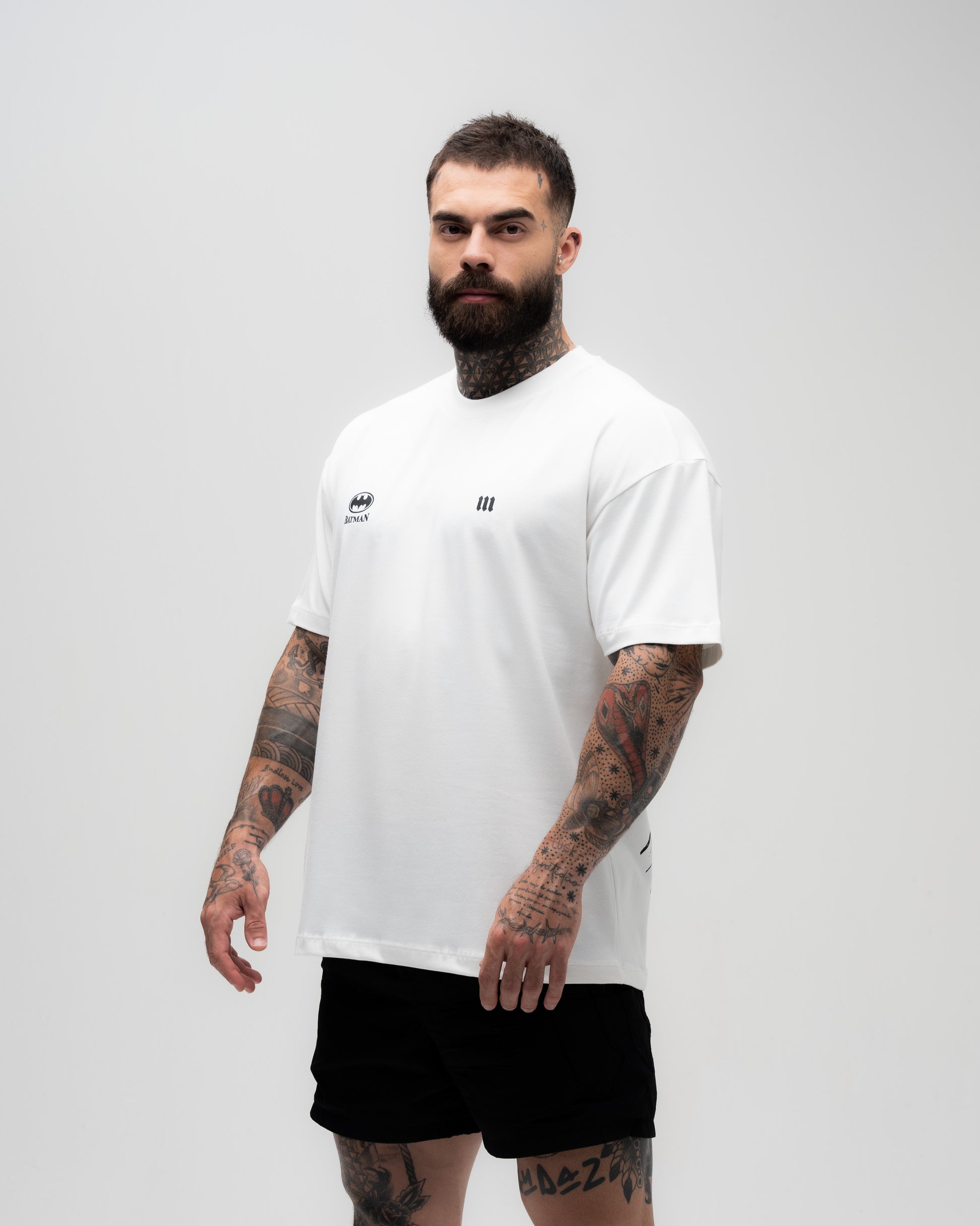 Camiseta <strong>Oversized Treino </strong>Mith X Batman Dark Knight Off White