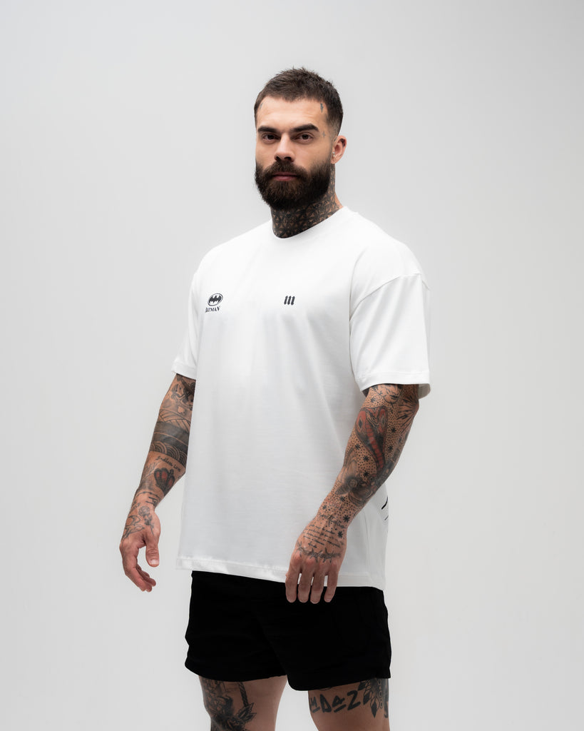 Camiseta <strong>Oversized Treino </strong>Mith X Batman Dark Knight Off White