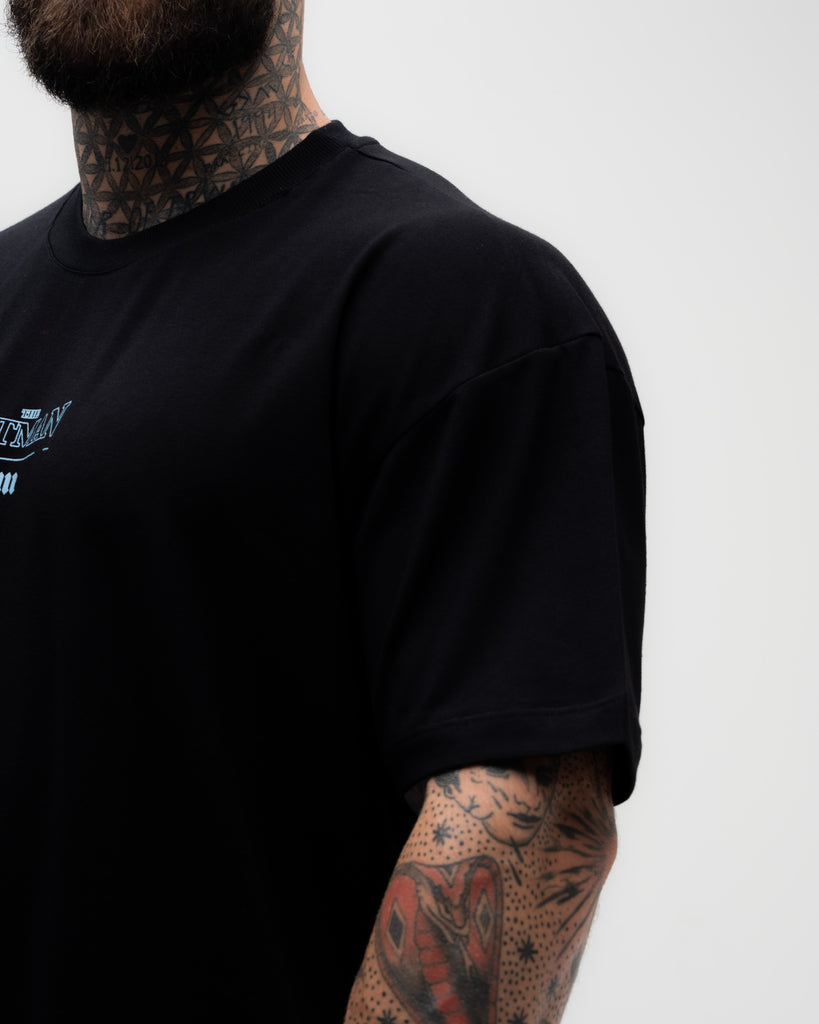 Camiseta <strong>Oversized Treino</strong> Mith X Batman Darkness Preto