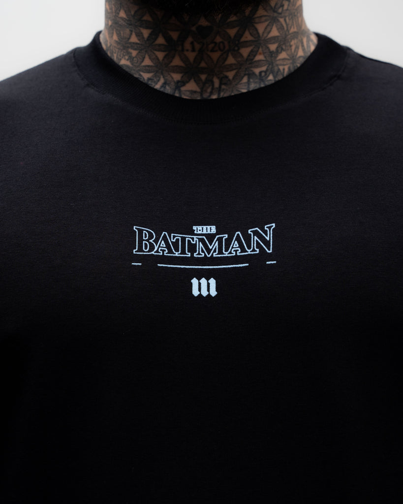 Camiseta <strong>Oversized Treino</strong> Mith X Batman Darkness Preto