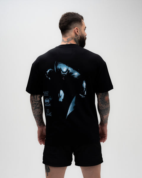 Camiseta Oversized Treino Mith X Batman Darkness Preto