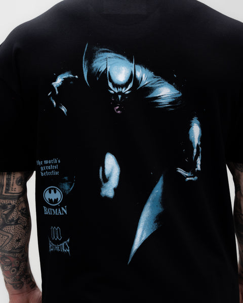Camiseta Oversized Treino Mith X Batman Darkness Preto