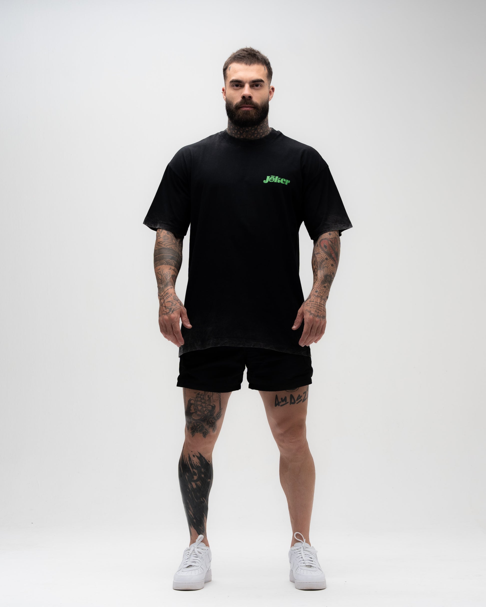 Camiseta <strong>Oversized Estonada Premium</strong> Mith X Joker Preto