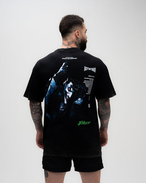 Camiseta <strong>Oversized Estonada Premium</strong> Mith X Joker Preto