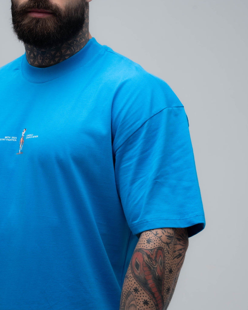 Camiseta Street Fighter Chun Li Azul