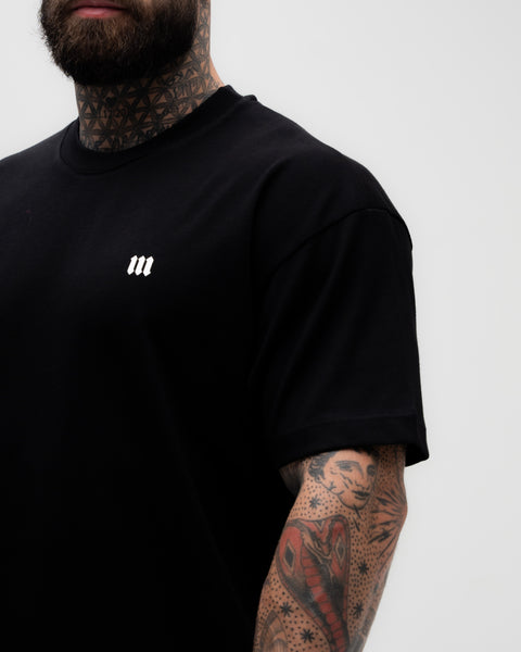 Camiseta <strong>Oversized Heavy </strong>Mith X Batman Defender Preto