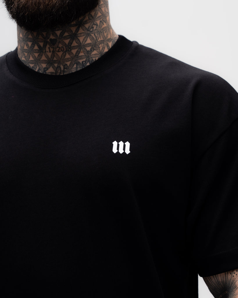 Camiseta <strong>Oversized Heavy </strong>Mith X Batman Defender Preto