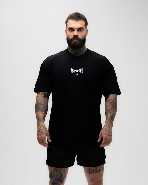 Camiseta Oversized Treino Mith X Batman Aesthetic Forever Preto