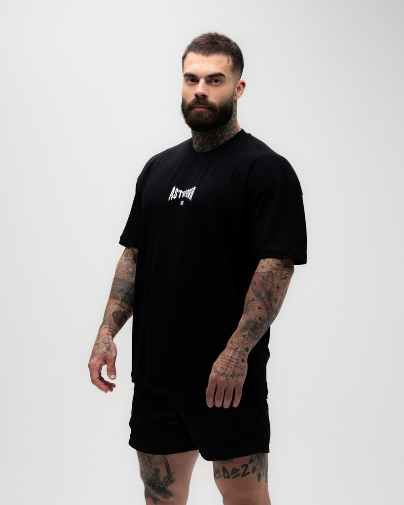 Camiseta <strong>Oversized Treino </strong>Mith X Batman Aesthetic Forever Preto
