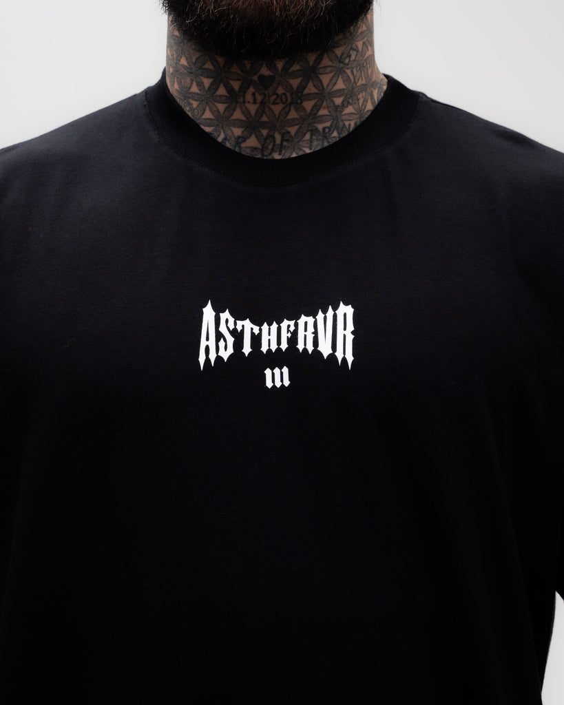 Camiseta <strong>Oversized Treino </strong>Mith X Batman Aesthetic Forever Preto