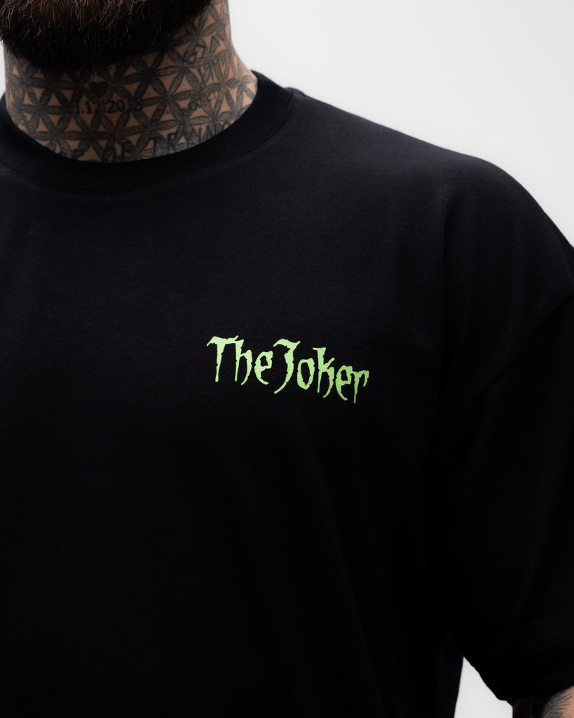 Camiseta <strong>Oversized Treino</strong> Mith X Joker Dangerous Preto