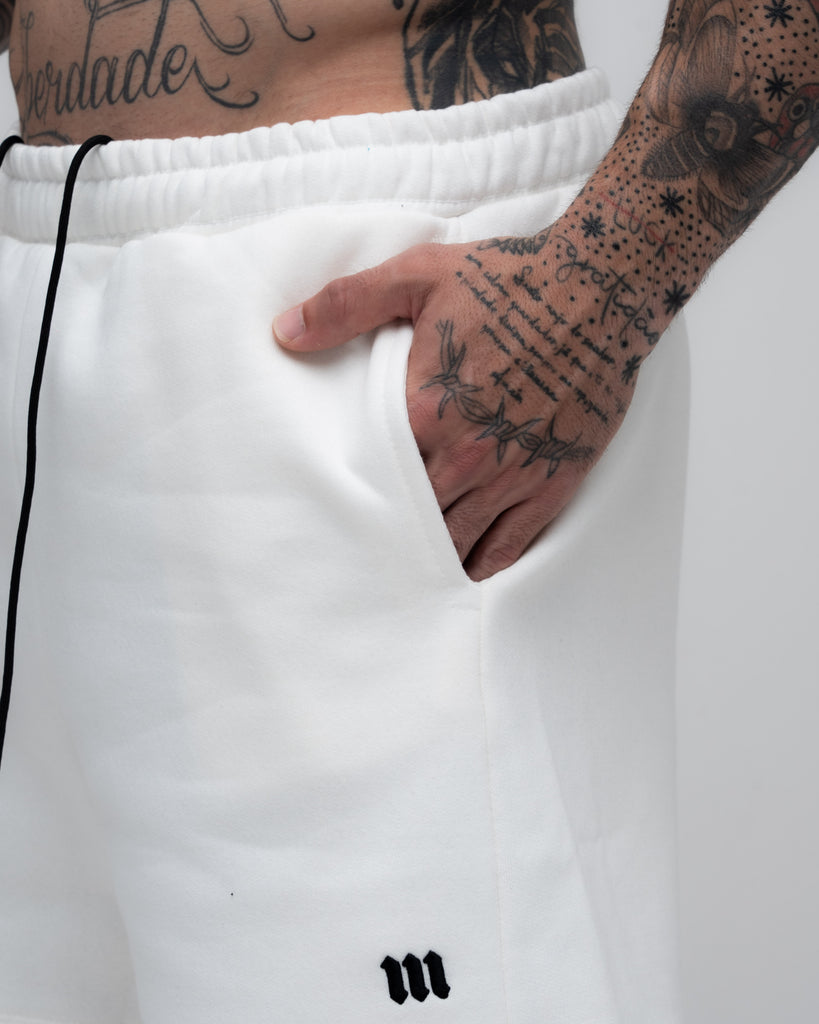 Bermuda de Moletom Mith Nation Off White