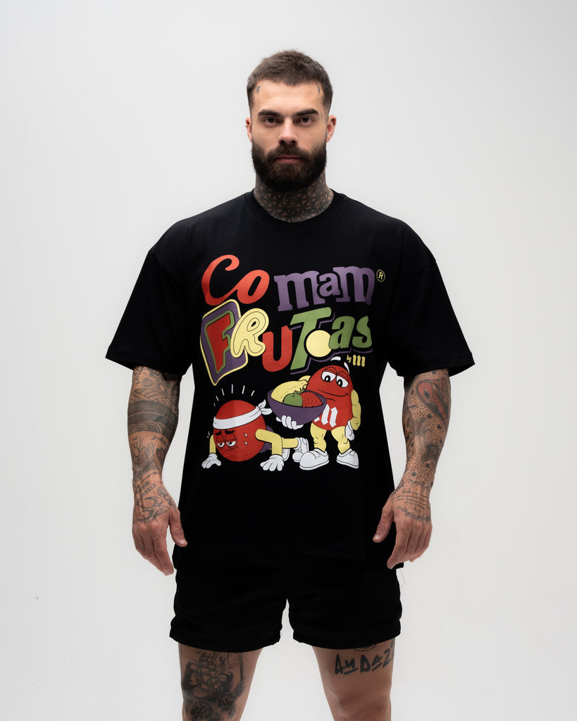 Camiseta <strong>Oversized Treino</strong> Mith MMs Preto