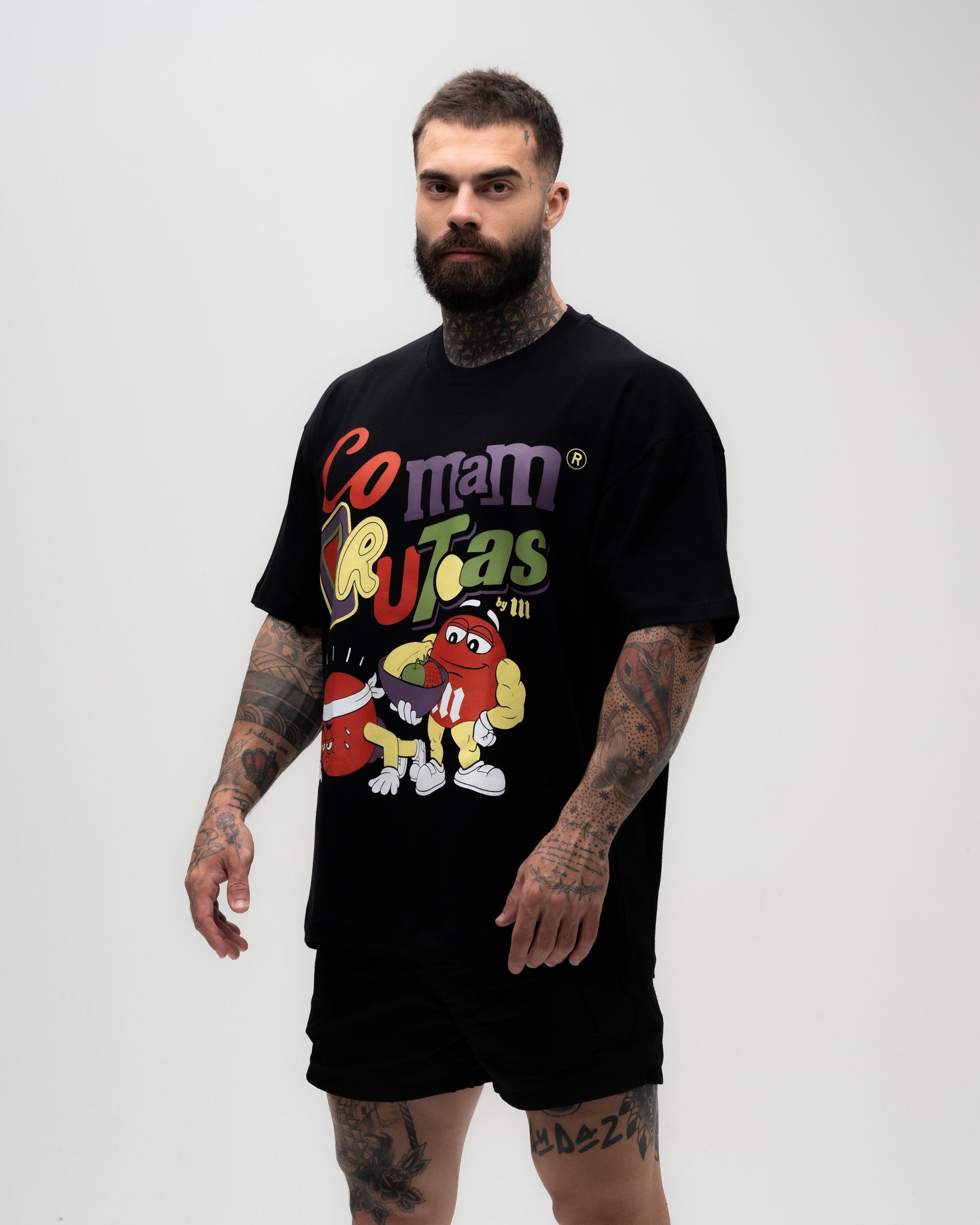 Camiseta <strong>Oversized Treino</strong> Mith MMs Preto