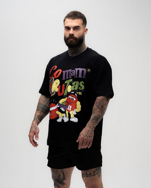 Camiseta <strong>Oversized Treino</strong> Mith MMs Preto