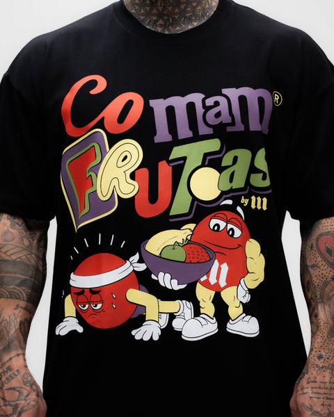 Camiseta <strong>Oversized Treino</strong> Preta Mith MMs